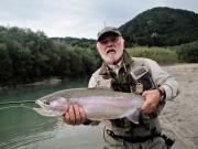 trophy lake Rainbow trout September